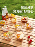 美丽雅【任嘉伦同款】一次性碗食品级300ml*40只 航空水晶碗野餐汤碗 实拍图