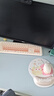 联想生态品牌异能者无线键鼠套装 轻音键盘鼠标 台式机/小新笔记本适用 女生键盘鼠标无线 渐变樱花粉 实拍图