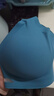 ubras虞书欣同款无尺码透气轻纱小胸显大无钢圈聚拢文胸罩内衣女 松石青色  均码 经典版(100-130斤)A-C杯 实拍图