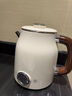 美的（Midea）电热水壶烧水壶自动断电长效保温一体恒温壶食品304不锈钢 1500W快速加热1.5升 SH15X301 实拍图