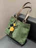 CinvaiKrose包包女包2025新款轻奢托特包女大容量手提包单肩包生日礼物送女友 绿色【代写心意贺卡】 实拍图
