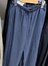 优衣库女装麻混纺松紧长裤/休闲裤473791 69 藏青色 M /160/66A 实拍图