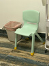 好尔塑料凳子加厚板凳可叠摞靠背椅宝宝餐椅塑料椅子家用小凳子绿30cm 实拍图