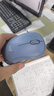 罗技（Logitech）M221 轻音鼠标 无线鼠标 办公鼠标 对称鼠标 带无线微型接收器 雾霭蓝 实拍图