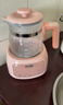 可优比（KUB）恒温调奶器智能全自动泡奶机冲奶机泡奶粉婴儿玻璃热水壶温奶器 维尔粉1.3L（暖奶+消毒） 实拍图