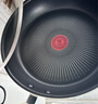 特福（Tefal）国标I级不粘锅平底锅 有钛少油烟煎锅牛排煎蛋锅燃气灶电磁炉通用 2-3人【原装锅铲+锅盖】 26cm 实拍图
