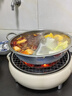 拜格（BAYCO）鸳鸯锅304不锈钢30cm打火锅盆专用锅加厚电磁炉涮锅大容量 BG4215 实拍图