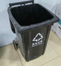 舒蔻(Supercloud) 240L户外大垃圾桶大号带盖户外环卫商用工业酒店厨房垃圾分类加厚大容量塑料室外物业 灰色 实拍图