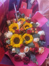 艾斯维娜鲜花速递向日葵混搭花束生日礼物全国同城配送 33朵玫瑰+5朵向日葵混搭花束 实拍图