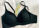 ubras虞书欣同款夹心软支撑光面细肩带文胸女士内衣女背勾款黑色M 实拍图