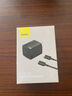 倍思小酷 苹果充电器氮化镓pd20W快充 适用iPhone16e/15ProMax14/13/12/11iPad手机Type-C插头 黑色 实拍图