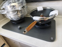 京东京造 钻石纹钛炒锅 铁锅不粘炒菜电磁炉燃气灶【健康无涂层】32cm 实拍图