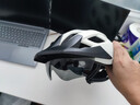 京东京造 自行车头盔骑行头盔磁吸风镜山地公路车安全帽ZX21米白 实拍图
