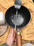 铁娃公社奶锅宝宝婴儿辅食锅铁锅无涂层雪平小奶锅不粘锅煎煮一体 小奶锅 20cm 实拍图