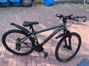 永久自行车成人山地车自行车学生男女铝合金变速公路自行车油碟单车 【钢架/全套密封轴承】摩天灰 24速 27.5寸【推荐175-195cm】 实拍图