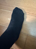 蕉内（Bananain）银皮301S袜子男士商务休闲精梳棉7A抗菌防臭秋冬船袜短中长筒5双 【中筒】纯黑*2+乌灰*2+中冷灰 均码 实拍图