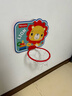 费雪（Fisher-Price）儿童玩具球10cm彩印球狮子+室内挂式投篮框 实拍图