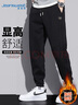 真维斯（JEANSWEST）裤子男秋冬新款百搭男士休闲裤卫裤宽松加绒加厚束脚休闲长裤男 实拍图