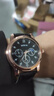 【网红爆款】商务腕表石英运动表休闲皮带男女手表 黑色 实拍图