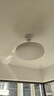 欧普（OPPLE）风扇灯吊扇灯24瓦LED照明低噪音餐厅卧室吊灯灯具包安装 冰风白 实拍图