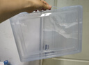 得力（deli）A4透明便携卡扣文件盒 文件袋党建档案盒荣誉证书证件整理资料收纳盒  手提式35mm厚度 5702 实拍图