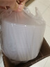 妙洁 一次性饭盒 保温饭盒圆形带盖430ml*50只 食品级可微波打包碗 实拍图
