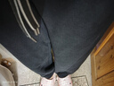 森马（Semir）休闲裤女冬季抓绒分割松紧腰宽松长裤显腿长风阔腿裤101724127011 实拍图