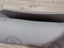 京东京造 圆形无绳跳绳垫瑜伽垫隔音减震TPE瑜伽垫加厚8mm室内健身垫灰色 实拍图