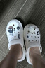 俞兆林（YUZHAOLIN）洞洞鞋男女EVA沙滩鞋凉拖鞋轻盈外穿拖鞋 YG519 白色 36-37 实拍图