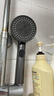 四季沐歌（MICOE）增压淋浴花洒喷头 加压卫浴淋浴喷头枪灰花洒头莲蓬单头手持花洒 实拍图