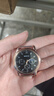 【网红爆款】商务腕表石英运动表休闲皮带男女手表 黑色 实拍图