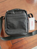 米熙单肩小包斜挎小包男竖款休闲运动包男士小挎包包轻巧实用挎包女 黑色 10英寸 实拍图
