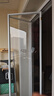 欧贝迪 开放式厨房折叠门 网红极窄阳台卫生间吊轨折叠门 书房隔断玻璃门无下轨折叠门 1635基础款单层玻璃/㎡ 实拍图