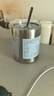 拜杰304不锈钢咖啡杯杯子双层冰霸杯保冷保温马克杯水杯带吸管400ML 实拍图