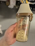 奶爸爸（Nicepapa）新生儿防胀气翻盖奶瓶宽口径PPSU3-7个月婴儿仿母乳奶嘴M码240ML 实拍图