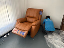 芝华仕（CHEERS）头等舱智能椅皮单椅电动躺摇懒人椅单椅明星椅K621橙【京仓闪发】 实拍图