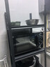 美亿莱 厨房置物架落地不锈碳钢家用微波炉收纳储物架烤箱架子多层 【5层碳钢加厚】长50宽40高160 实拍图