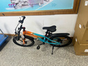 凤凰山地自行车男女变速山地车碟刹青少年儿童自行车学生单车 星际 橙蓝【变速+三刀轮】 22寸【适合130-170cm】 实拍图