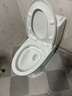 九牧（JOMOO）马桶 家用虹吸式马桶大冲力节水坐便器 防臭瞬冲 易洁抗菌马桶 11396-400坑（拍305坑链接，备注：发400坑） 实拍图