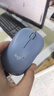 罗技（Logitech）M221 轻音鼠标 无线鼠标 办公鼠标 对称鼠标 带无线微型接收器 雾霭蓝 实拍图