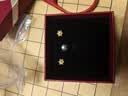 周六福黄金耳钉女六星芒足金耳饰生日礼物定价AD093071一对约1.45g 实拍图