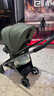 ABC Design德国设计轻便折叠婴儿推车婴儿车双向可坐可躺折叠新生儿可用四轮 TAG 巴登绿（含雨罩） 实拍图