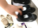 361°儿童运动鞋男童跑鞋秋冬密网轻便魔术贴女童皮革加绒保暖运动鞋 【皮革】碳黑/361度白 41 实拍图