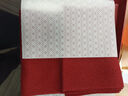 万事利纯羊毛围巾女士冬款披肩红围巾送女朋友新年红礼物礼盒装 初见 实拍图