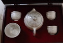 讲茗堂999鎏纯银功夫茶具套装送礼物品高档领导长辈退休乔迁实用男生日 百福银套装-次日达 5头 实拍图