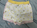 全棉时代儿童内裤纯棉透气中大童女孩短裤平角裤无荧光内衣童装 2件装 (女童平角)小兔蛋糕+波点小花 2条 120cm 实拍图
