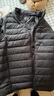 雪中飞秋冬新款男式轻薄羽绒服马甲基础男士短款羽绒秋马甲 宝石黑|8086 M 170/92A 实拍图