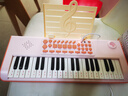 活石电子琴儿童钢琴玩具女孩生日礼物男孩早教益智玩具7-14岁 【赠全教程+配件大礼包】粉37键 六一儿童节礼物61礼物 实拍图