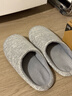 FOOTOPPO棉拖鞋男秋冬日式无声拖鞋不伤地板家居鞋布拖鞋秋居家棉拖女冬天 实拍图
