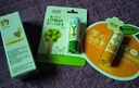 润本（RUNBEN）儿童润唇膏4g*2支(无香+葡萄柚)+护手霜40g-白玉兰香 实拍图